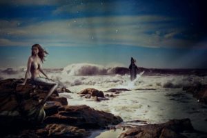 MARMAID SEA HAG WITH DOLPHIN